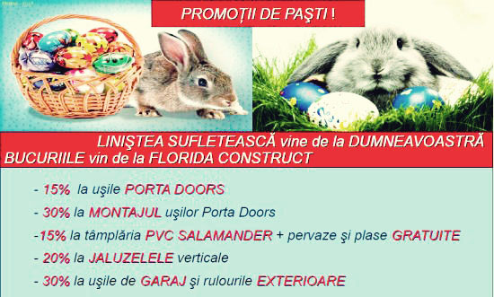 Promotii de Paste 2013