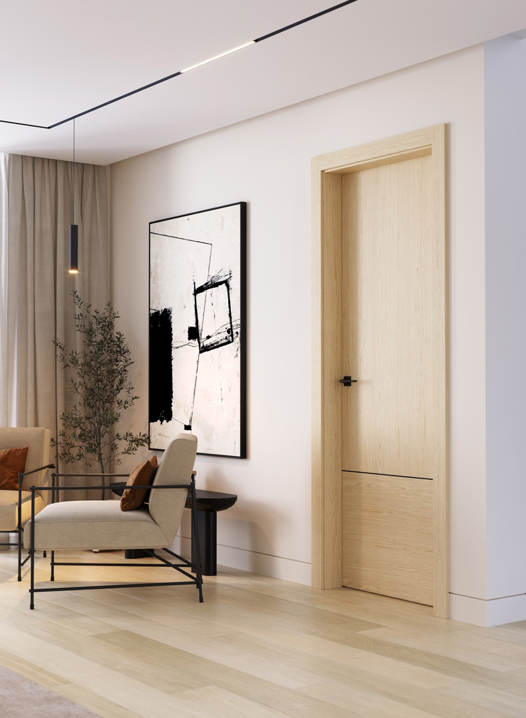 Natura Verdino în interioare calde, luminoase și echilibrate