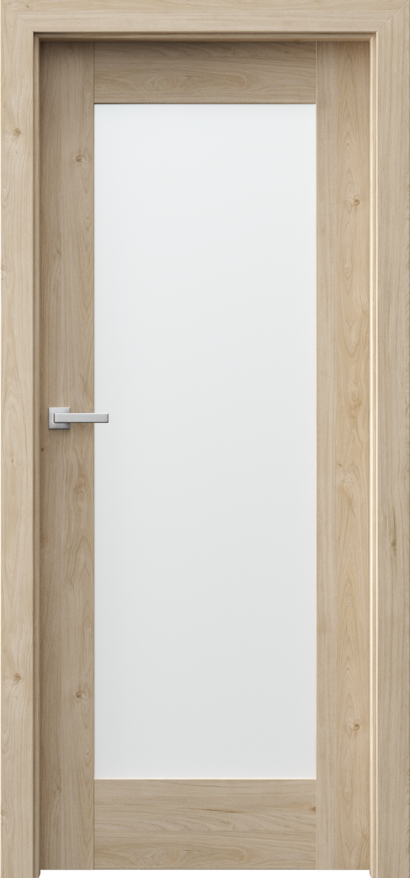 Ușă de interior PORTA CRAFT A.1, model cu inserție vitrată