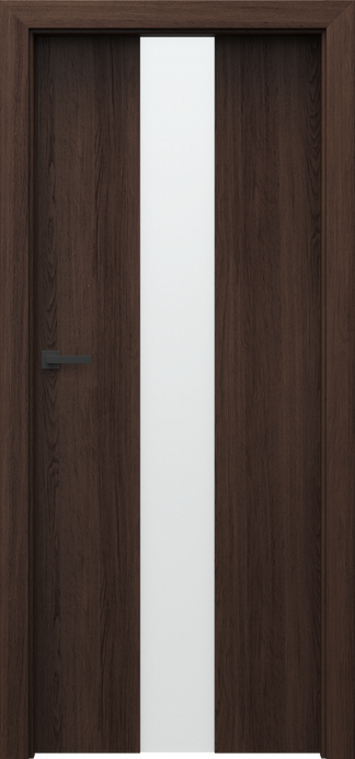 Ușă de interior PORTA FOCUS 2.0 cu suprafață vitrată verticală