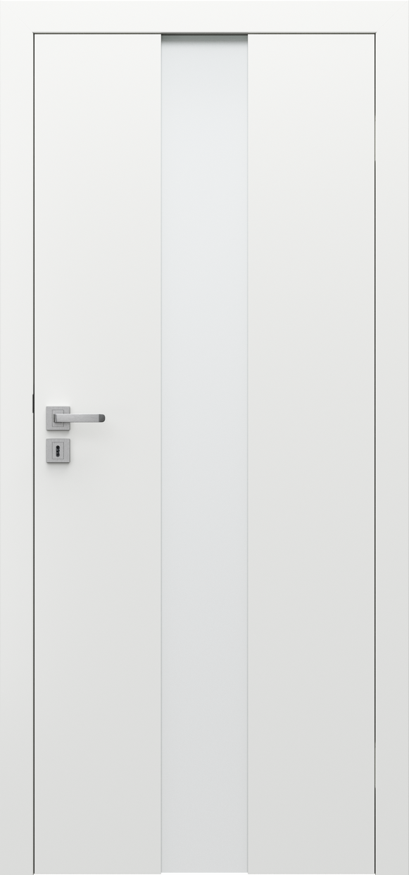 Ușă de interior PORTA FOCUS PREMIUM 4.C cu inserție verticală din sticlă