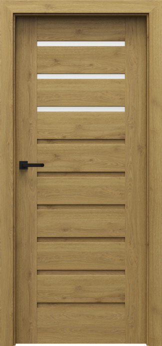 Ușă de interior Porta Concept A.3 cu inserții vitrate orizontale