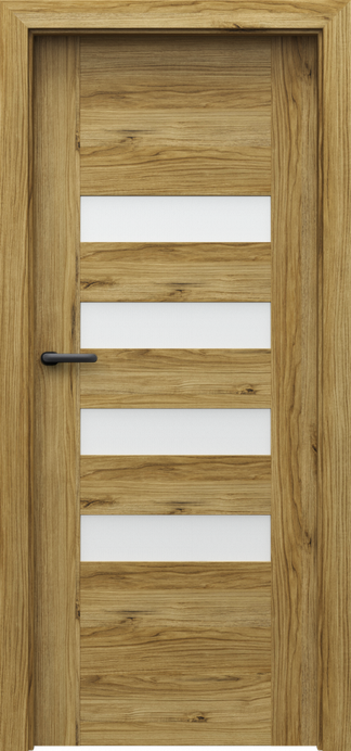 Ușă de interior Porta Concept H.4 cu patru inserții vitrate orizontale