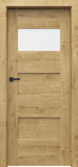 Ușă de interior Porta Concept K.1 cu o inserție vitrată orizontală