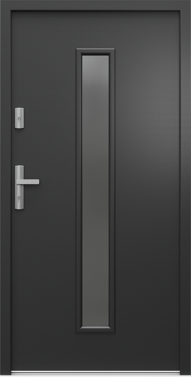Ușă de exterior PORTA THERMO CLASSIC C.3, vedere din exterior