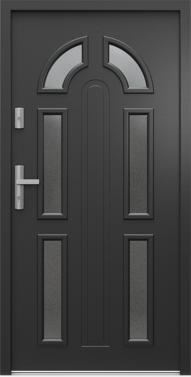 Ușă de exterior PORTA THERMO CLASSIC C.4, vedere din exterior