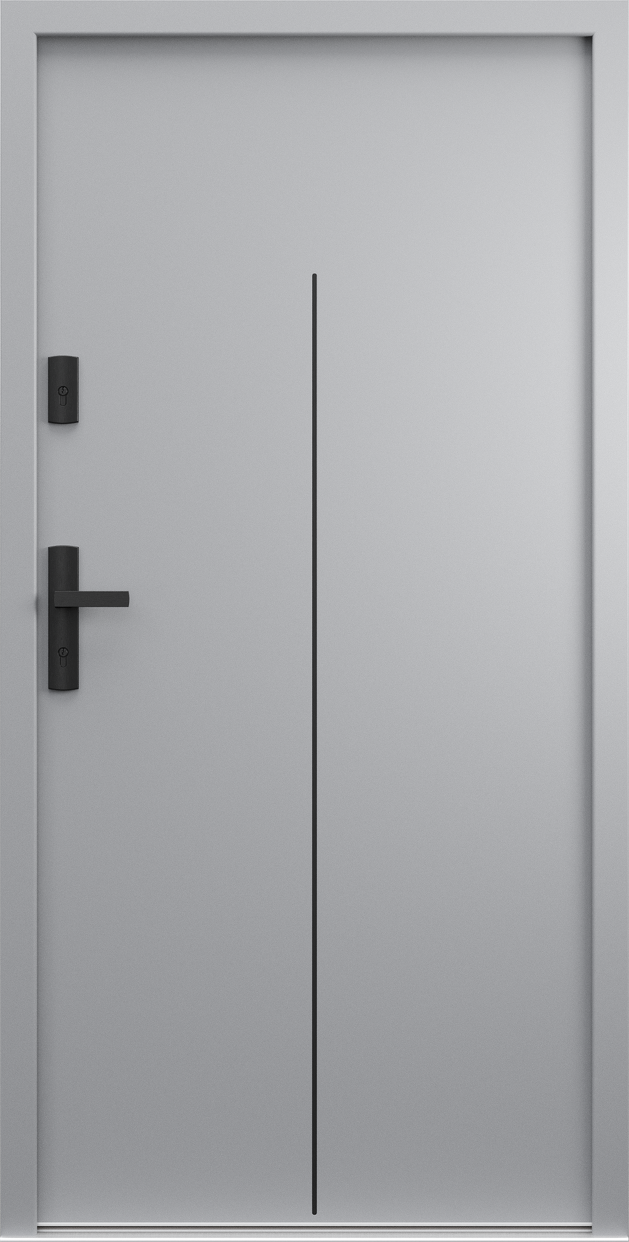 Ușă de exterior PORTA THERMO LINE L.5, vedere din exterior