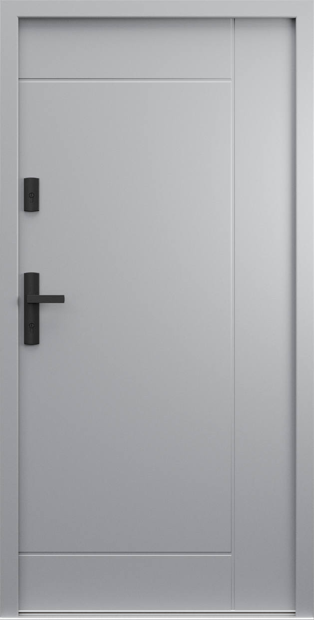 Ușă de exterior PORTA THERMO LINE L.7, vedere din exterior