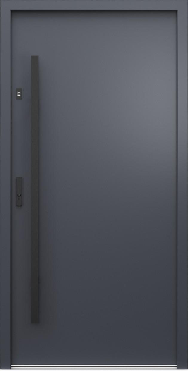 Ușă de exterior PORTA THERMO MODERN M.1, vedere din exterior