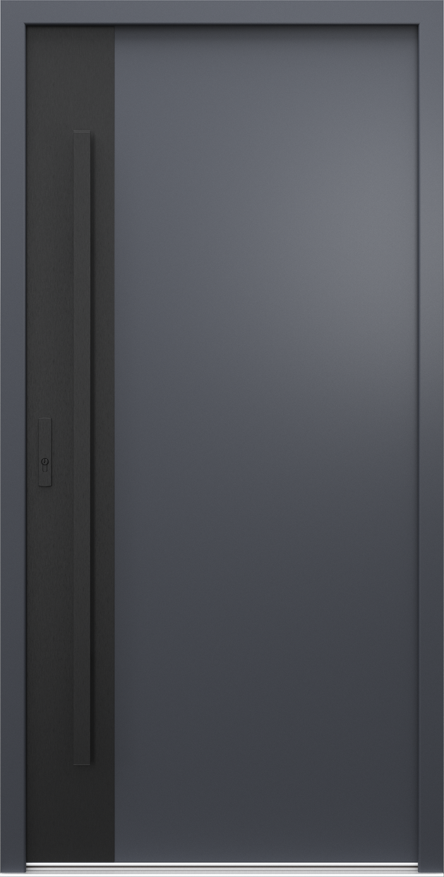 Ușă de exterior PORTA THERMO MODERN M.3, vedere din exterior