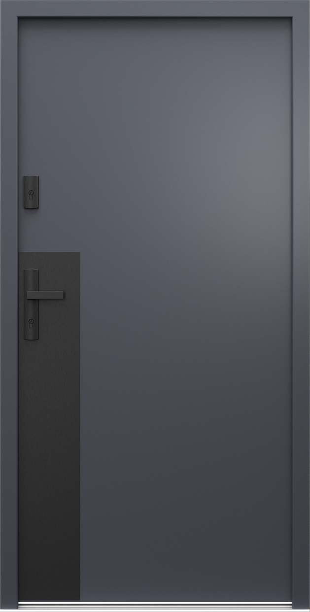 Ușă de exterior PORTA THERMO MODERN M.4, vedere din exterior