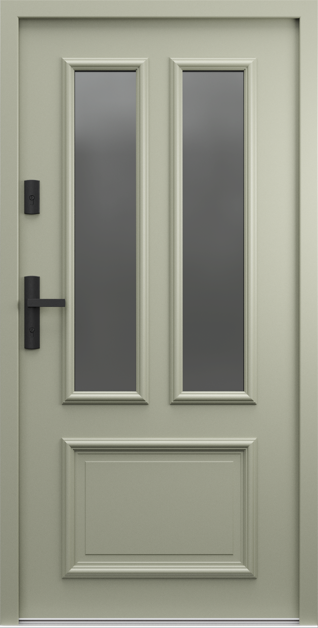 Ușă de exterior PORTA THERMO RETRO R.5, vedere din exterior