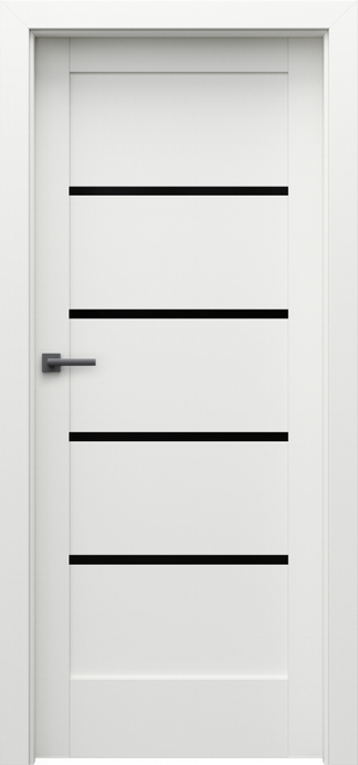 Ușă Porta Verte Home G.4 cu sticlă neagră