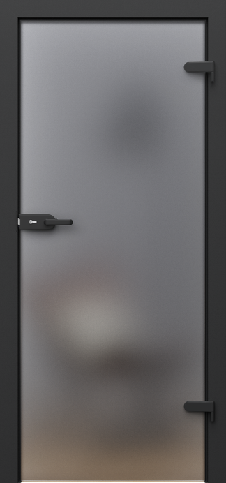 PORTA GLASS – ușă cu sticlă grafit mată