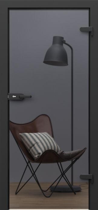 PORTA GLASS – ușă cu sticlă grafit