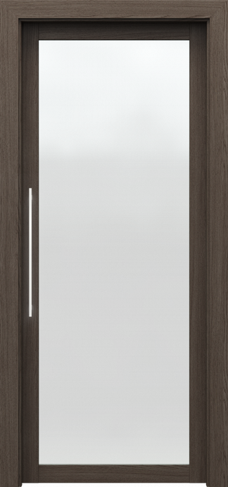 Ușă PORTA LUMIA model 0, cu suprafață vitrată fără traverse orizontale